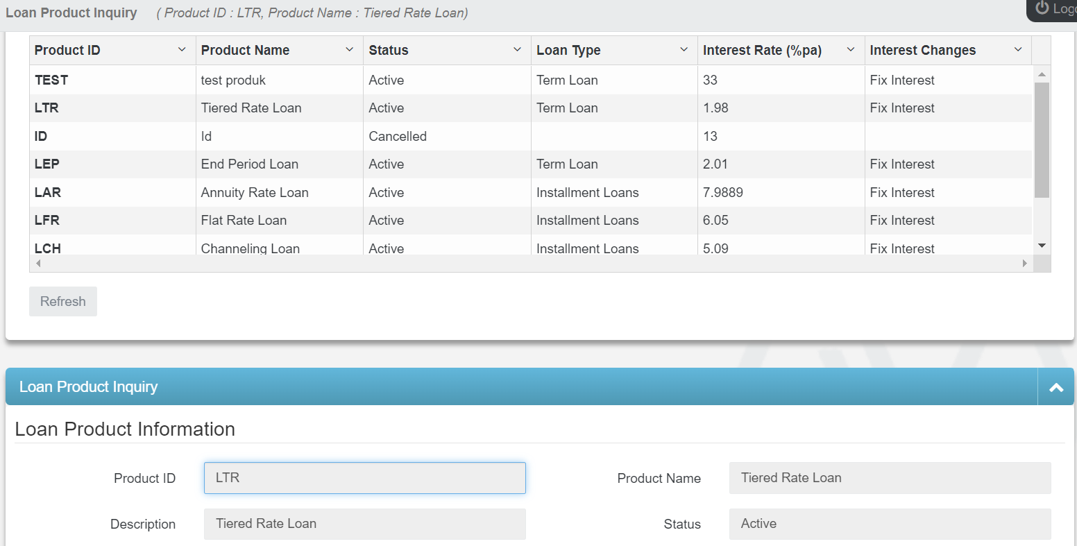 Loan Product Inquiry